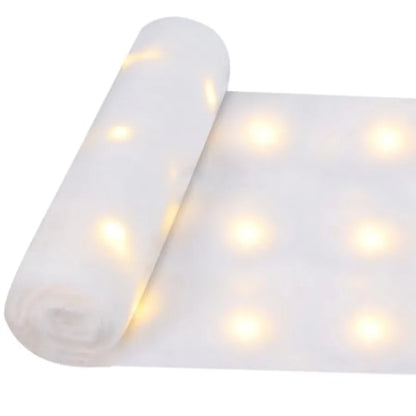 2 Roll Fluffy Thick Fake Snow Blanket