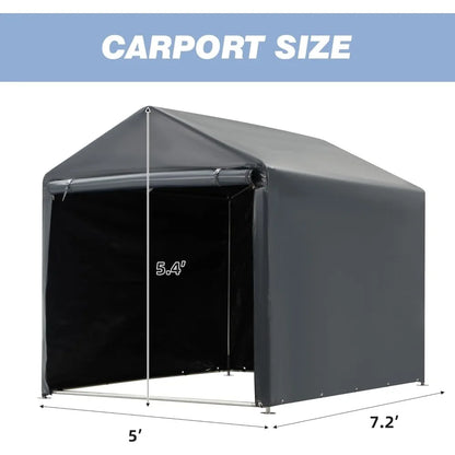Carport Storage Shed, Heavy Duty Outdoor Storage