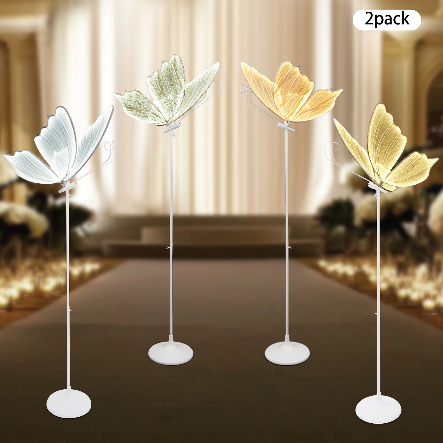 110V Creative Butterfly Romantic Led Floor Lamp