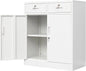 Adjustable shelf locking metal storage unit cabinet