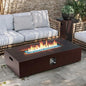 56" Outdoor Propane Gas Fire Pit Table