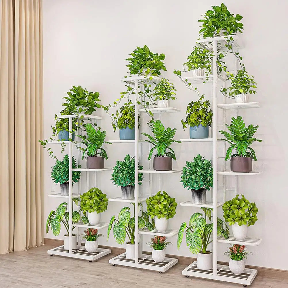 7 Tier Plant Stand Indoor Outdoor Multi-Purpose