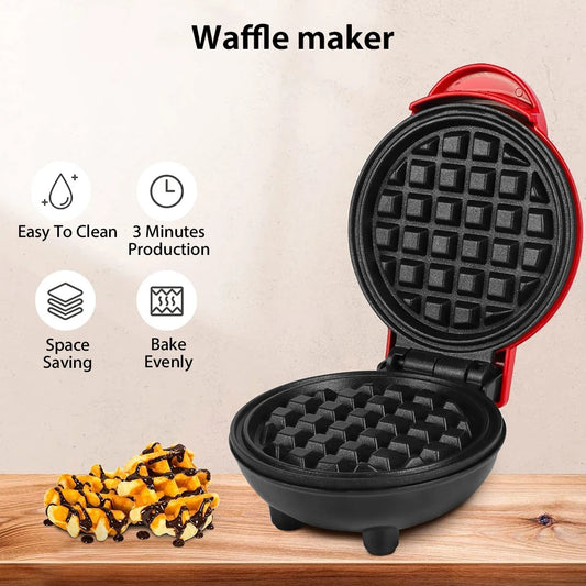 Breakfast Mini Electric Waffle Machine Maker