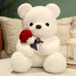 Teddy Bear with Rose for Mother's Day