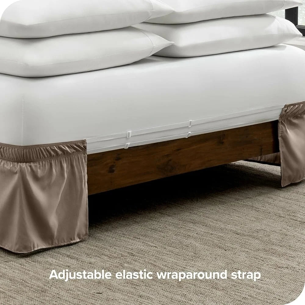 King Size Wrap Around Adjustable Bed Skirt