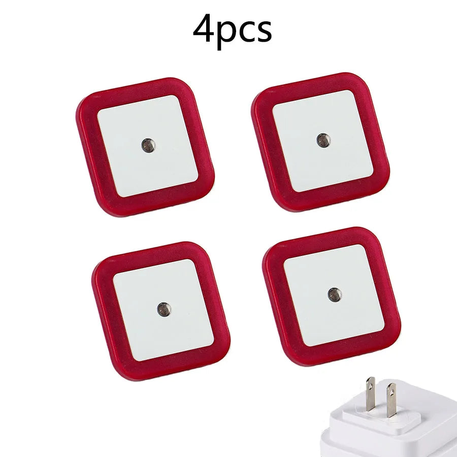 4Pack Dimmable Led Night Light with Sensor