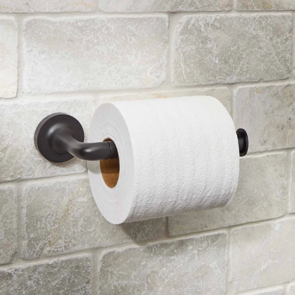 Wall Mount Toilet Paper Holder Matte Black