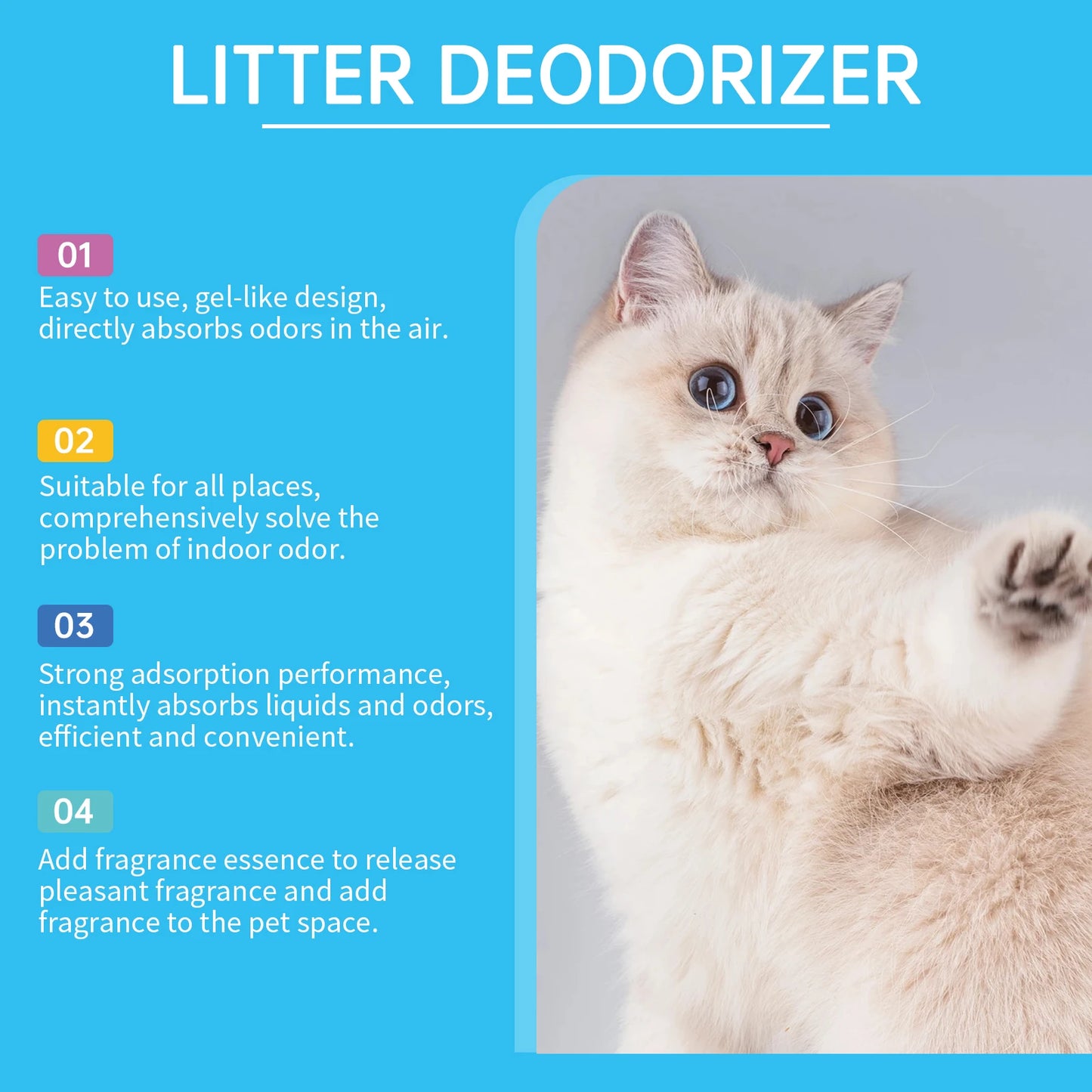 70g Cat Litter Box Deodorizer Freshing Scent