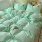 Solid Color Bedding Set Sheet, Duvet, Pillowcases