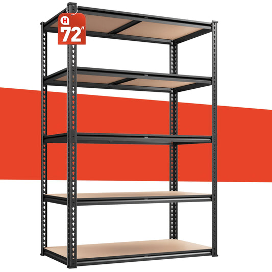 5-Tier Heavy Duty Shelving Unit 2000LBS Capacity
