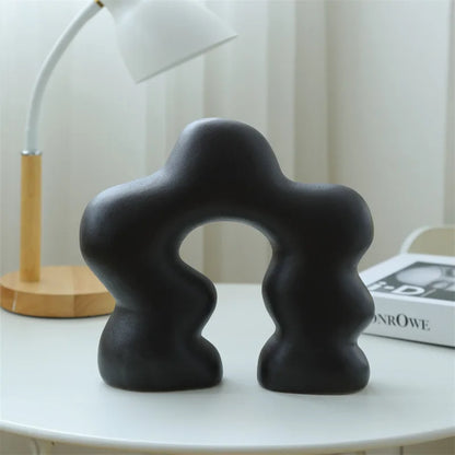 Classical Ceramic Ornaments Home Decor White/Black