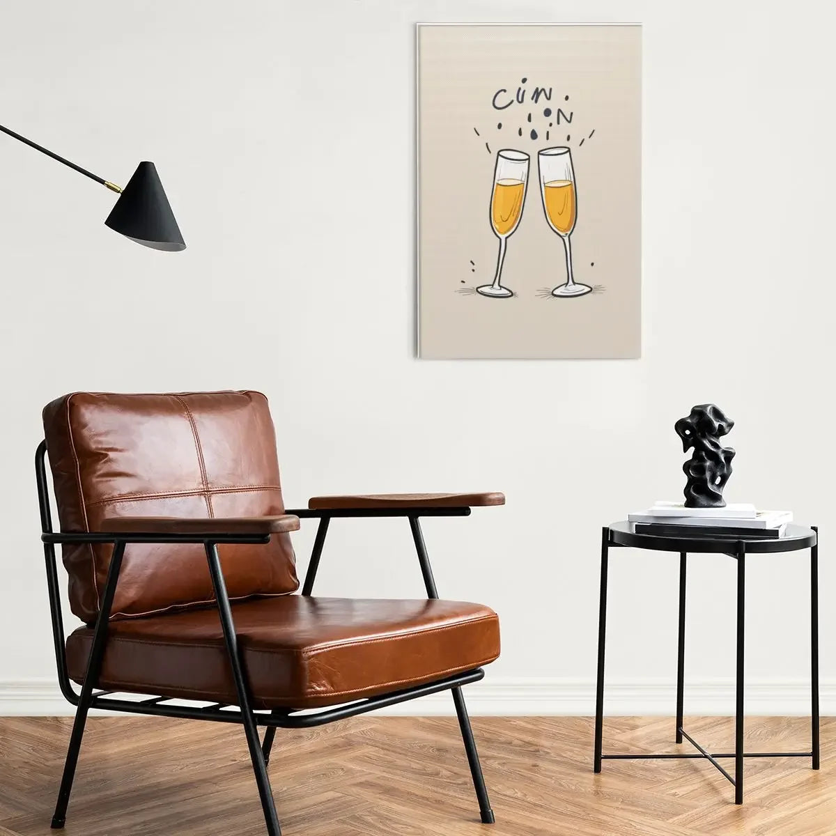 Home Decor Wall Art Champaigne