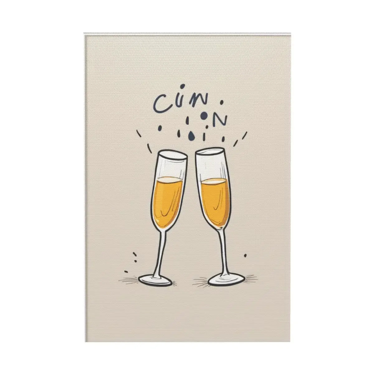 Home Decor Wall Art Champaigne