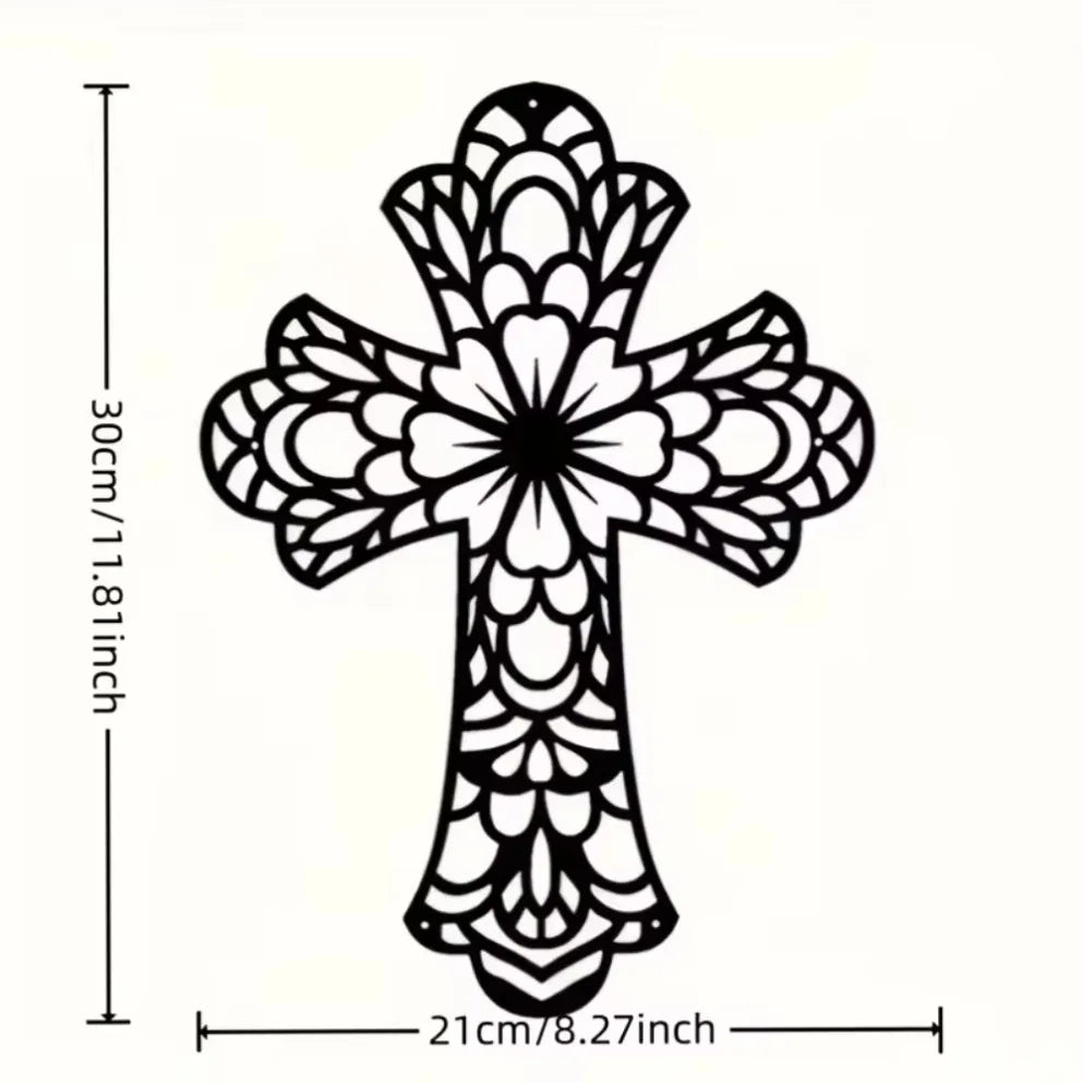 Creative Decorative Metal Wall Hanging Cross