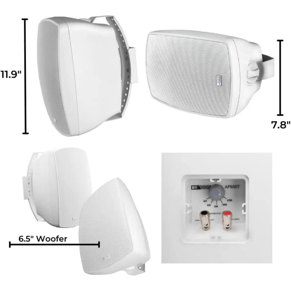 Pair 150W  Weather Resistant Patio Speakers