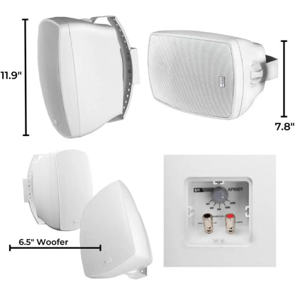 Pair 150W  Weather Resistant Patio Speakers