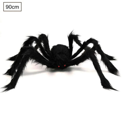 Large Fake Hairy Spider Halloween Decor Outside