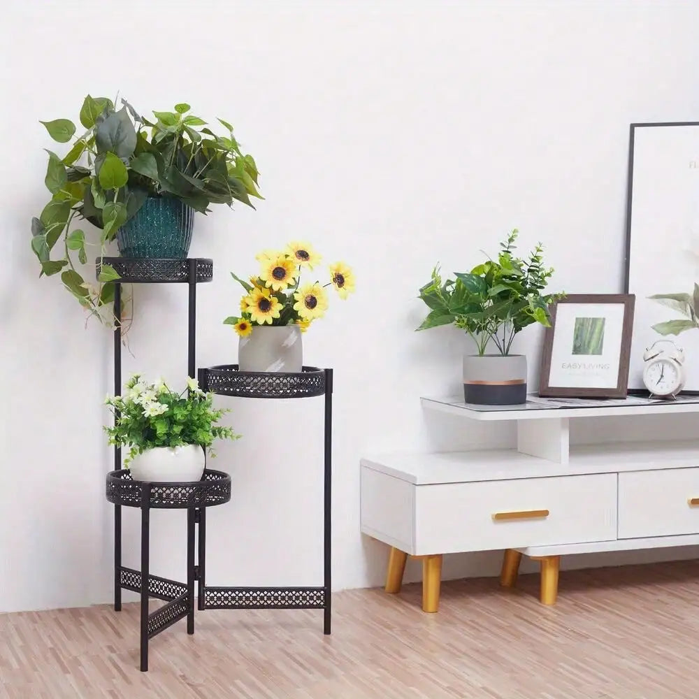 Plant Stand Garden Planter Metal Flower Pot