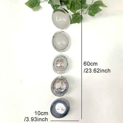 3D Rotating Wind Chimes Tree Of Life