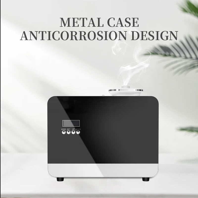 Aroma Diffuser Connected to HVAC Essential Oil Bottle