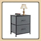 Nightstand with Drawers, Small Bed Side Furniture
