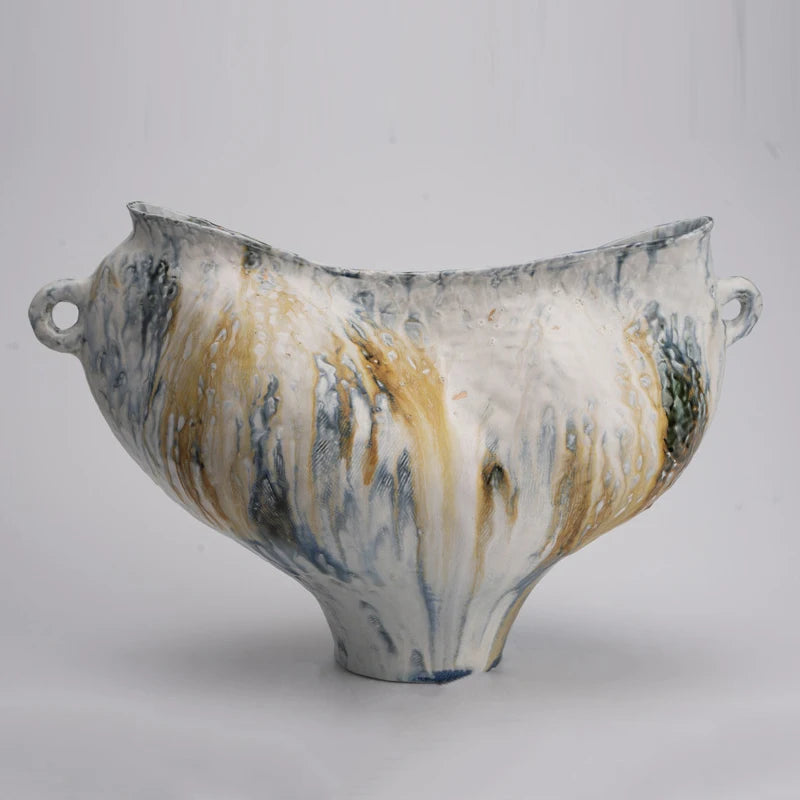 Ceramics Vase Room Decor Table Flowerpots Decoration