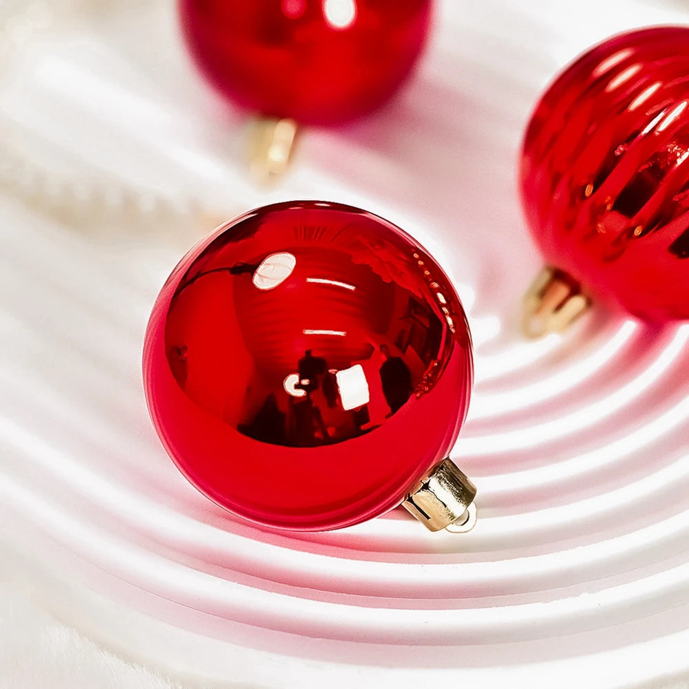 36pcs Plating Glossy 3cm Decorative Christmas Balls
