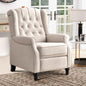 Push Back Recliner Fabric Lounge Armchair