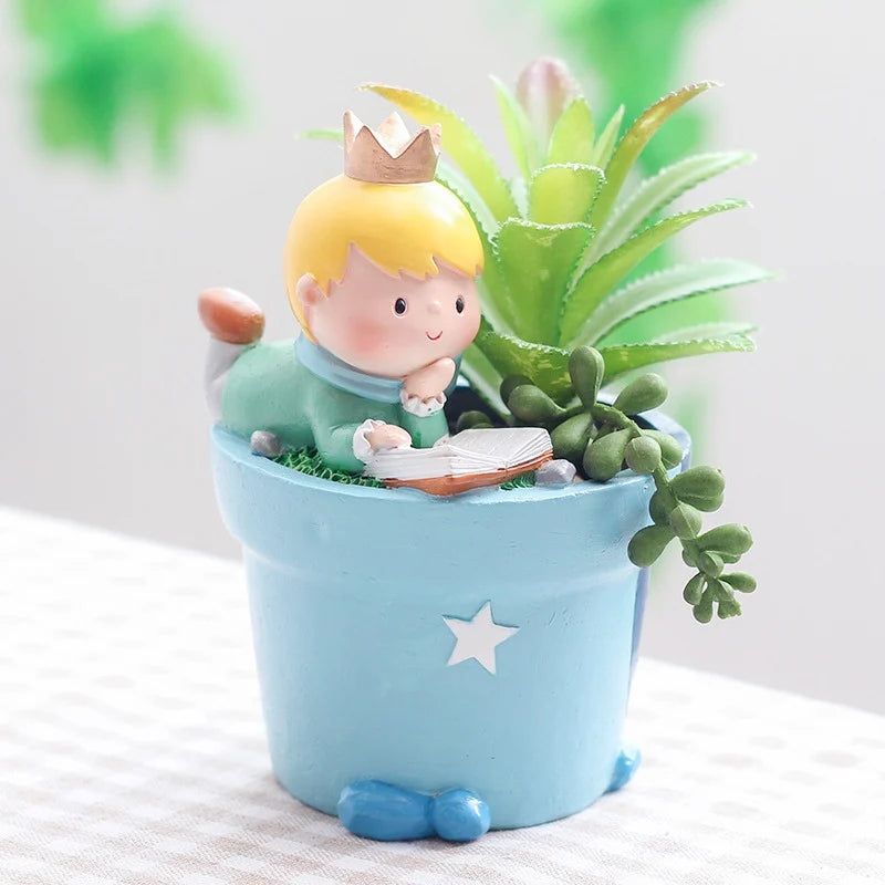 Cute Succulent Pots Small Resin Flower Planter