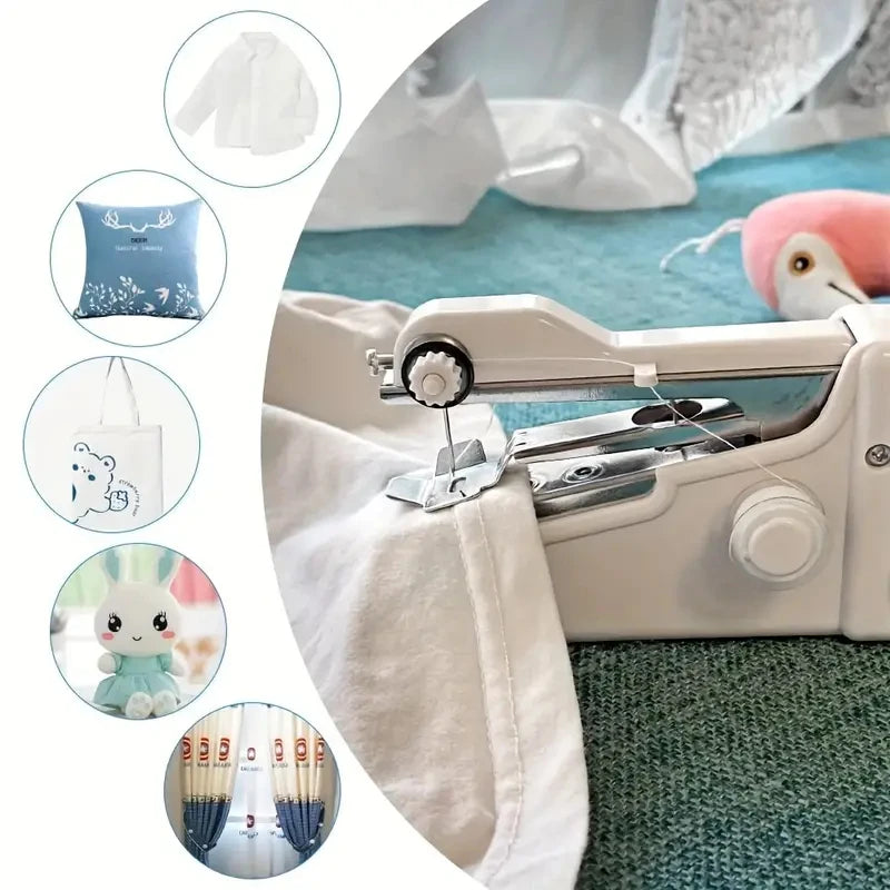 Portable Handheld Sewing Machine with Adjustable Speed