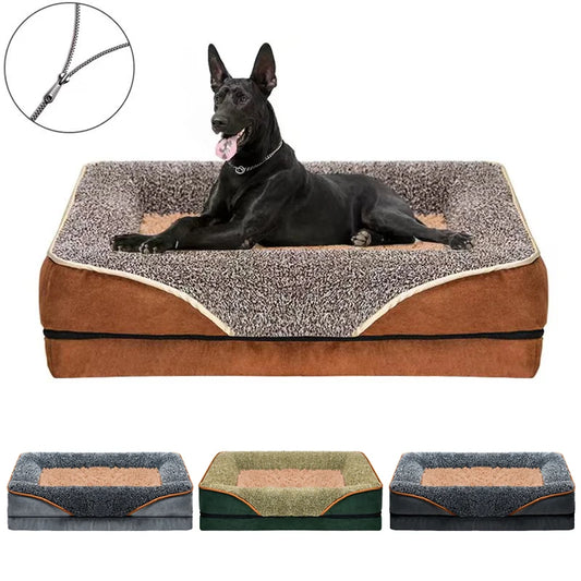 An oversized dog/cat bed removable washable