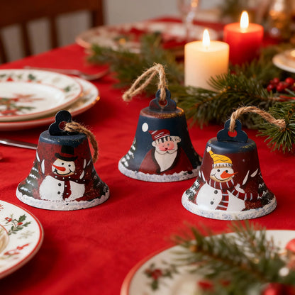 Christmas Wrought Iron Bell Decoration