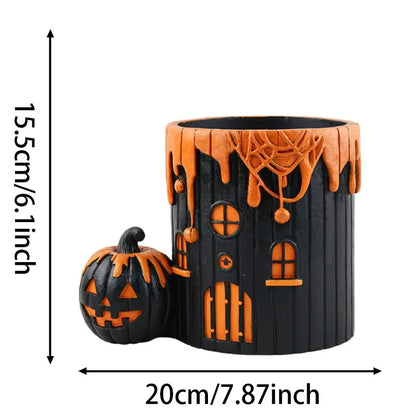 Halloween Pumpkin Flowerpot Funny and Terrifying Decoration