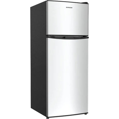 Small Refrigerator with Top Freezer Two Doors