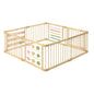New upgrade-Wooden Playpen Extra Large  Adjustable