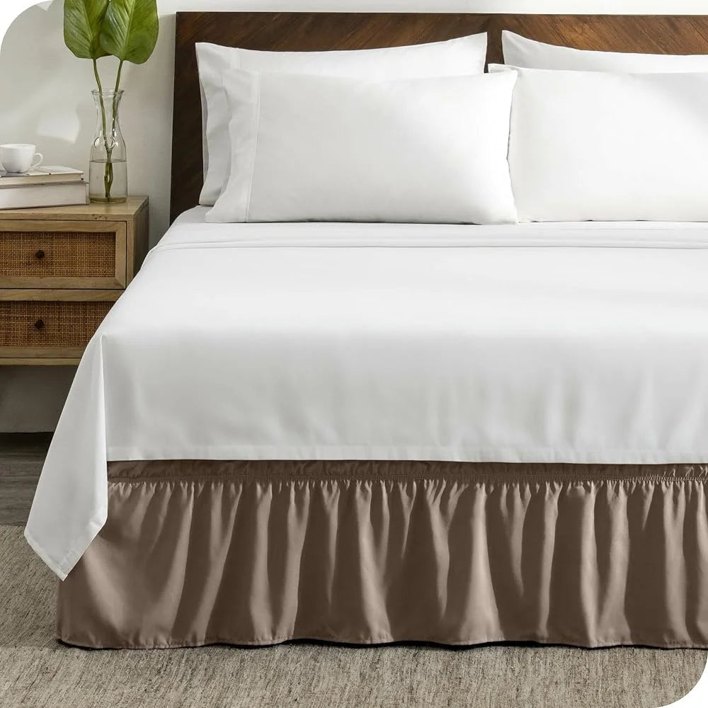 King Size Wrap Around Adjustable Bed Skirt