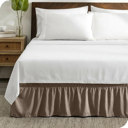 King Size Wrap Around Adjustable Bed Skirt