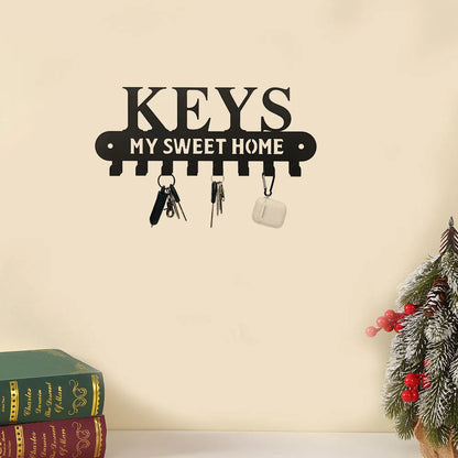 "Sweet Home" Key Holder, Coat/Storage Rack