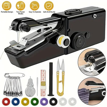Portable Handheld Sewing Machine with Adjustable Speed