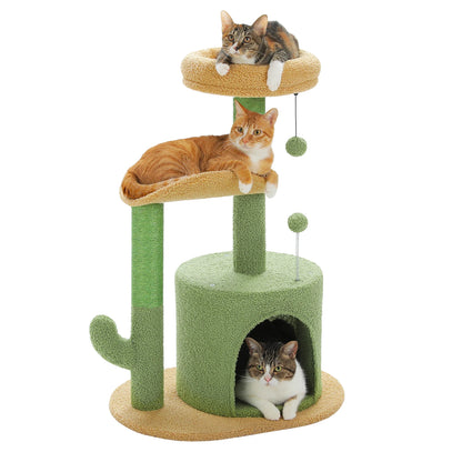 Small Flower Cat Tree for Indoor Cats