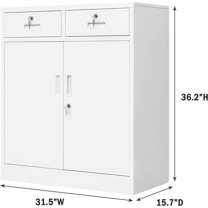 Adjustable shelf locking metal storage unit cabinet