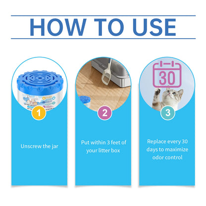 70g Cat Litter Box Deodorizer Freshing Scent