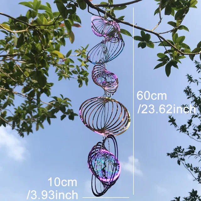 3D Rotating Wind Chimes Tree Of Life