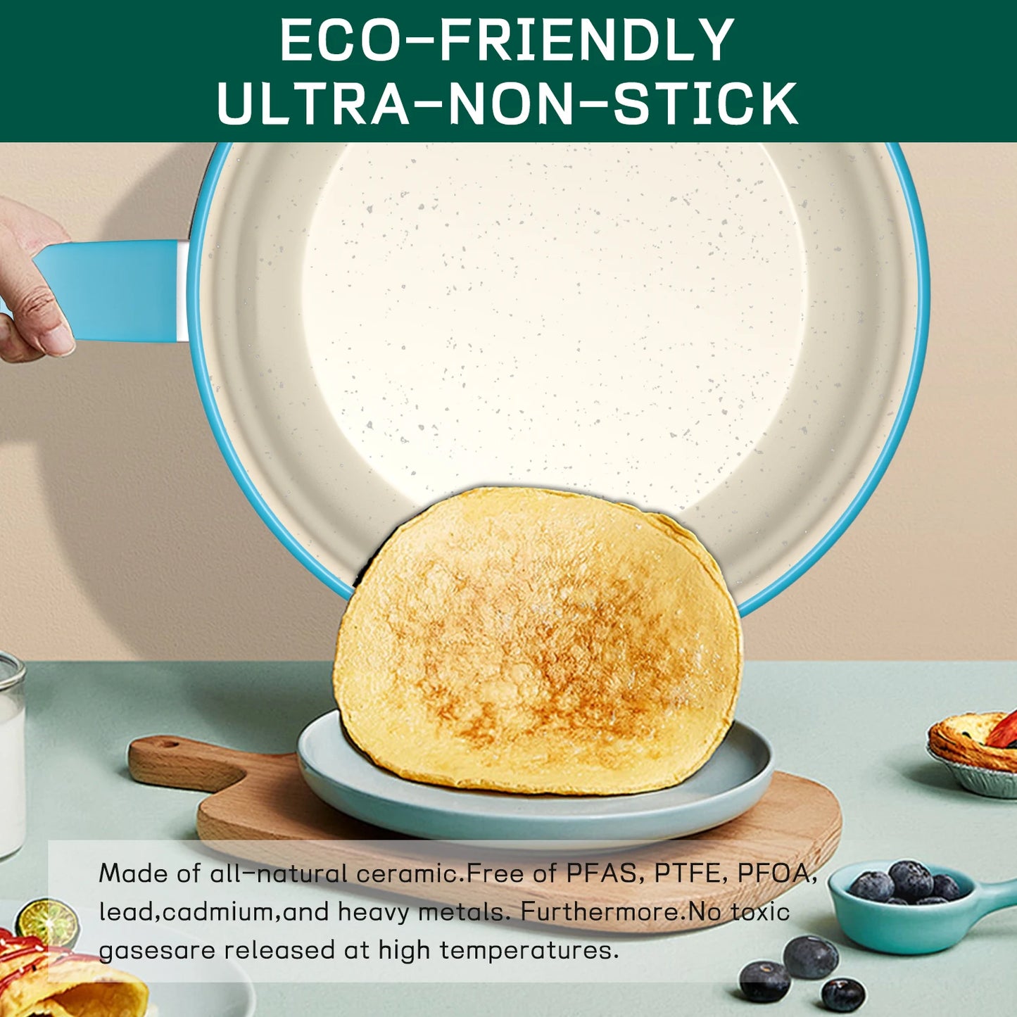 Outdoor 13-Piece Luxury Non-Stick Cookware Set