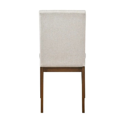 Color blocked design dining chair, wooden frame