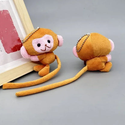 Cartoon Long Tailed Monkey Doll Key Chain