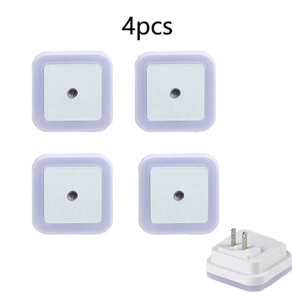 4Pack Dimmable Led Night Light with Sensor