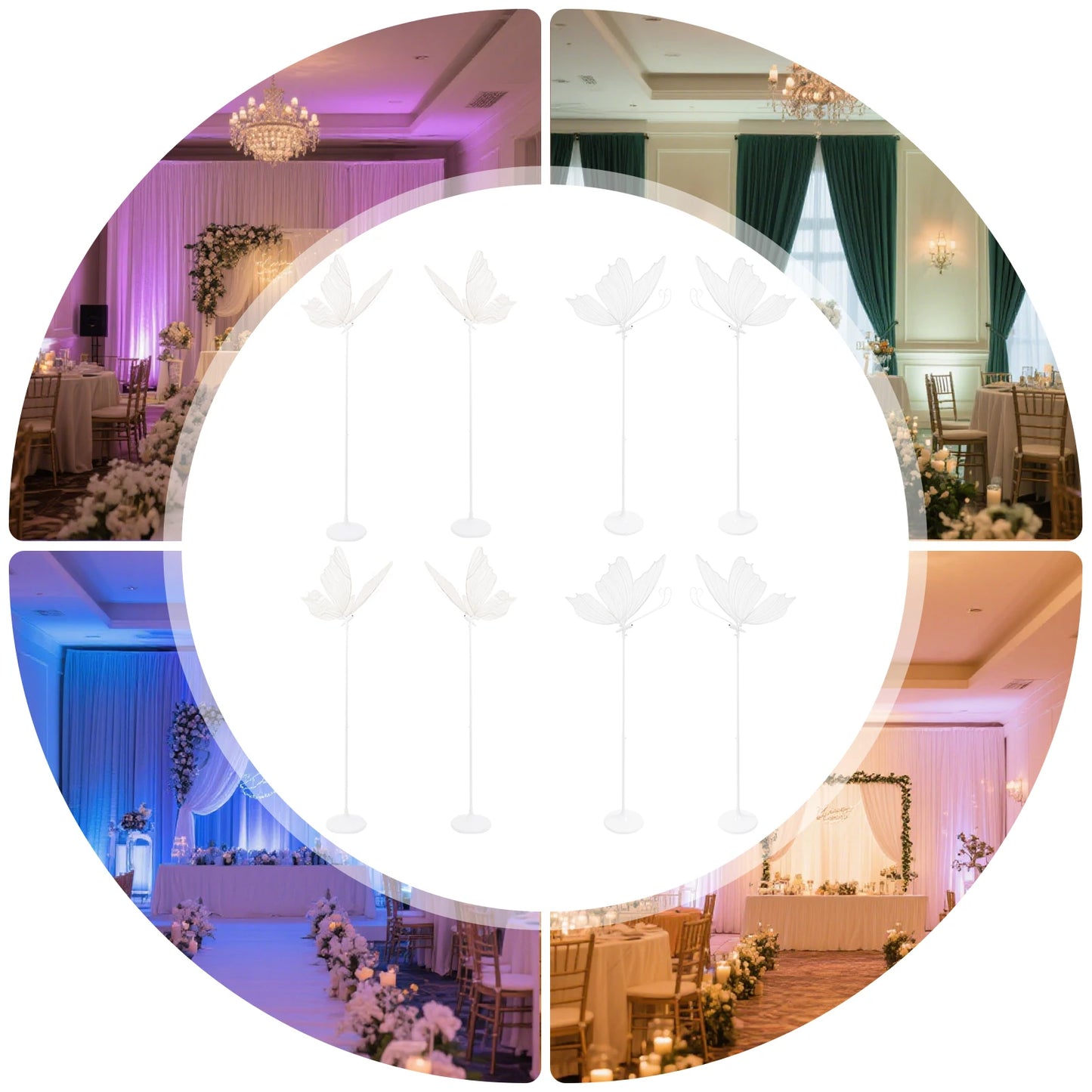 110V Creative Butterfly Romantic Led Floor Lamp