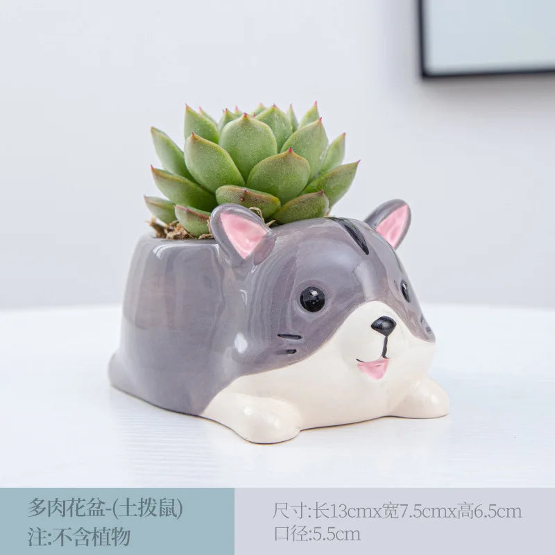 Cute Animal Creative Ceramic Cartoon Decoration
