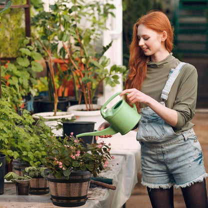 12 inch Barrel Planters Drainage Holes Saucer